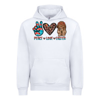 White peace love easter Urban Hoodie - JahusDesignShop