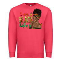 Cardinal i am black history afro black woman juneteenth Premium Sweatshirt - texasbilliewilder