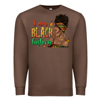 Chestnut i am black history afro black woman juneteenth Premium Sweatshirt - texasbilliewilder