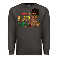Smoke i am black history afro black woman juneteenth Premium Sweatshirt - texasbilliewilder