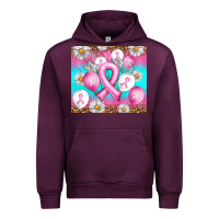 Mauve Wine Breast cancer balloon Urban Hoodie - Artiststas