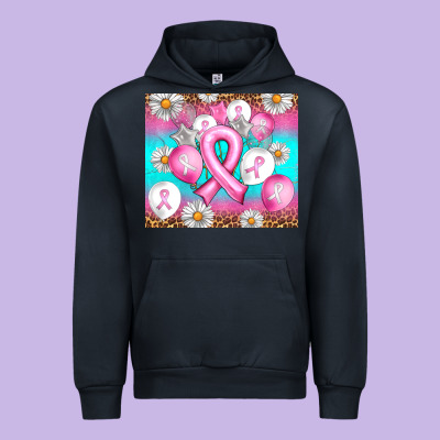 Breast Cancer Balloon Urban Hoodie Designed By Artiststas