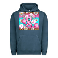 Pigment Midnight Navy Breast cancer balloon Urban Hoodie - Artiststas