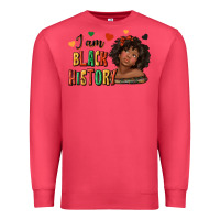 Cardinal i am black history afro girl Premium Sweatshirt - texasbilliewilder