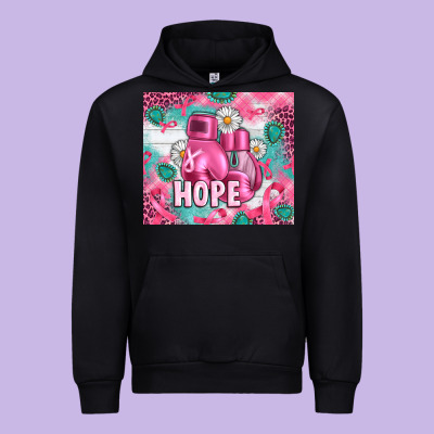 Breast Cancer Boxing Gloves Urban Hoodie Designed By Artiststas