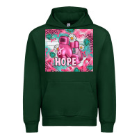Forest Green Breast Cancer Boxing Gloves Urban Hoodie - Artiststas