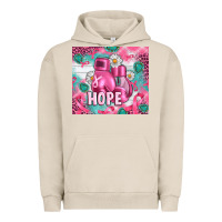 Pigment French Oak Breast Cancer Boxing Gloves Urban Hoodie - Artiststas