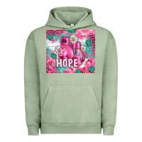 Pigment Oil Green Breast Cancer Boxing Gloves Urban Hoodie - Artiststas