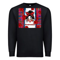 Black mamacita serape Premium Sweatshirt - Zillion Design Studio