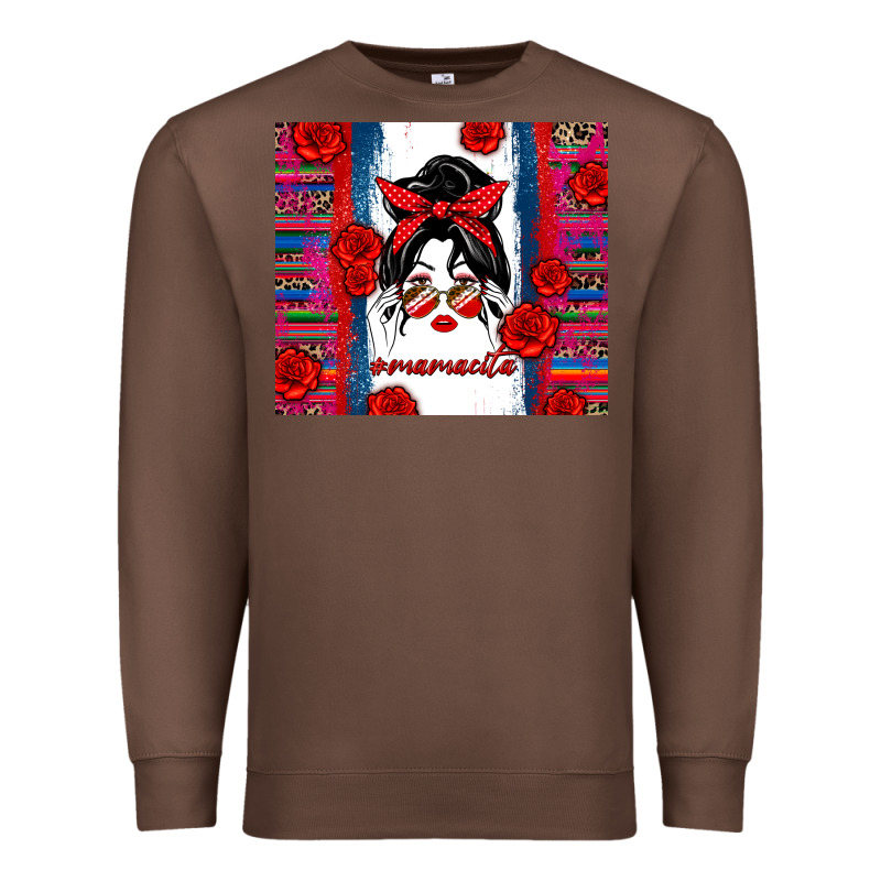 Mamacita Serape Premium Sweatshirt by Zillion Design Studio | Teevron