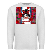 Oatmeal Heather mamacita serape Premium Sweatshirt - Zillion Design Studio