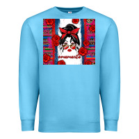 Ocean Blue mamacita serape Premium Sweatshirt - Zillion Design Studio