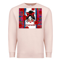Pale Pink mamacita serape Premium Sweatshirt - Zillion Design Studio