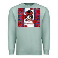 Seafoam mamacita serape Premium Sweatshirt - Zillion Design Studio