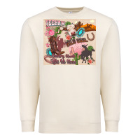 Sandshell yeehaw western Premium Sweatshirt - Zillion Design Studio