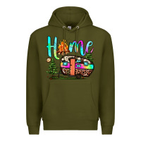 Army Green home camp Premium Hoodie - JahusDesignShop