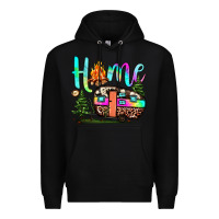 Black home camp Premium Hoodie - JahusDesignShop