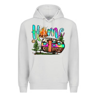 Dove Grey home camp Premium Hoodie - JahusDesignShop