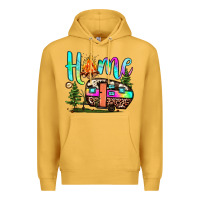 Mustard home camp Premium Hoodie - JahusDesignShop