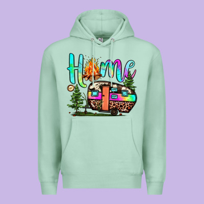 Home Camp Premium Hoodie Designed By Jahusdesignshop