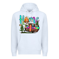White home camp Premium Hoodie - JahusDesignShop
