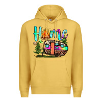 Antique Gold home camp Premium Hoodie - JahusDesignShop