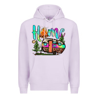 Lilac home camp Premium Hoodie - JahusDesignShop