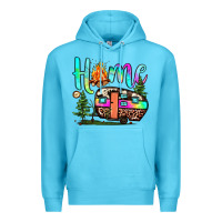 Ocean Blue home camp Premium Hoodie - JahusDesignShop
