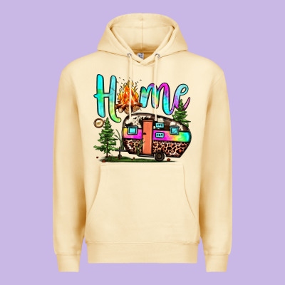 Home Camp Premium Hoodie Designed By Jahusdesignshop