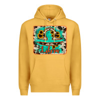 Mustard libra turquoise cowhide Premium Hoodie - RanaPortraitStore