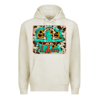 Oatmeal Heather libra turquoise cowhide Premium Hoodie - RanaPortraitStore