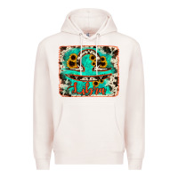 Pale Pink libra turquoise cowhide Premium Hoodie - RanaPortraitStore