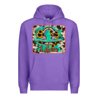 Purple libra turquoise cowhide Premium Hoodie - RanaPortraitStore