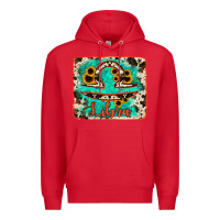 Red libra turquoise cowhide Premium Hoodie - RanaPortraitStore