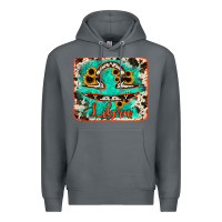Rock libra turquoise cowhide Premium Hoodie - RanaPortraitStore