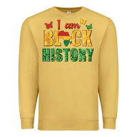 Antique Gold i am black history juneteenth Premium Sweatshirt - texasbilliewilder