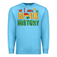 Ocean Blue i am black history juneteenth Premium Sweatshirt - texasbilliewilder