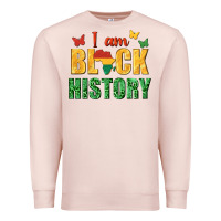 Pale Pink i am black history juneteenth Premium Sweatshirt - texasbilliewilder
