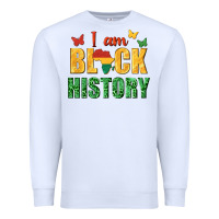 White i am black history juneteenth Premium Sweatshirt - texasbilliewilder