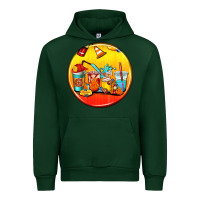 Forest Green firefighter coasters Urban Hoodie - AdoDesignShop