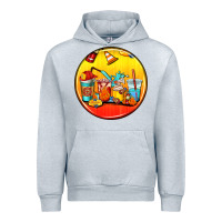 Heather Grey firefighter coasters Urban Hoodie - AdoDesignShop