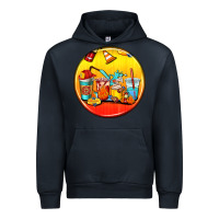 Navy firefighter coasters Urban Hoodie - AdoDesignShop