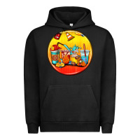 Pigment Black firefighter coasters Urban Hoodie - AdoDesignShop