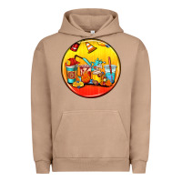 Pigment Burro firefighter coasters Urban Hoodie - AdoDesignShop