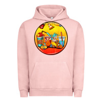 Pigment Salmon firefighter coasters Urban Hoodie - AdoDesignShop