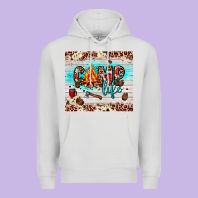 Camp Life Premium Hoodie Designed By Jahusdesignshop