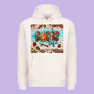 Camp Life Premium Hoodie Designed By Jahusdesignshop