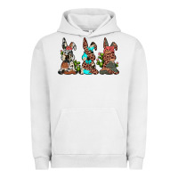 Pigment Lunar Rock leopard cowhide turquoise cactus bunny's Urban Hoodie - JahusDesignShop