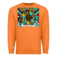 Carrot turquoise gemstone sunflower Premium Sweatshirt - Zillion Design Studio