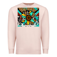 Pale Pink turquoise gemstone sunflower Premium Sweatshirt - Zillion Design Studio